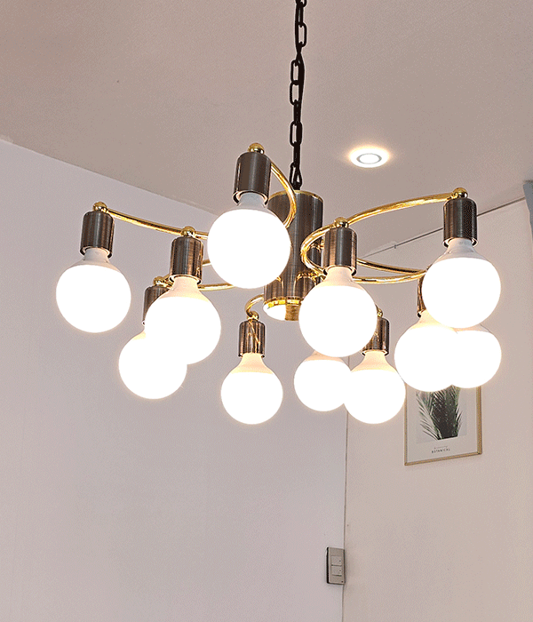 크로우 12등 거실전등 아파트거실등