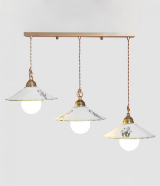 플로스 3등 도자기식탁등 펜던트조명