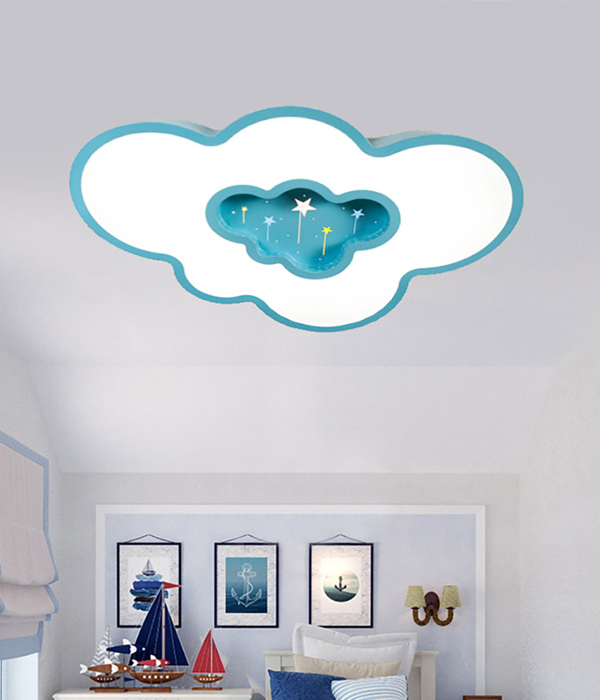 LED 별빛 구름 키즈조명, 아이방등 50W(핑크, 블루, 화이트)